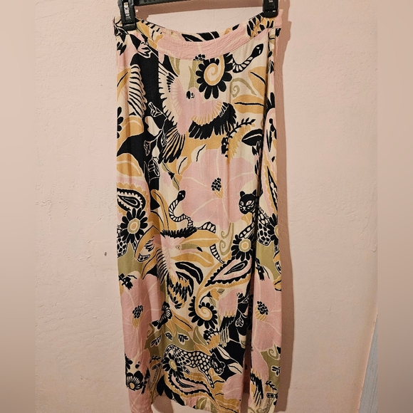 Farm Rio Forest Sand Maxi Skirt S - Picture 4 of 8